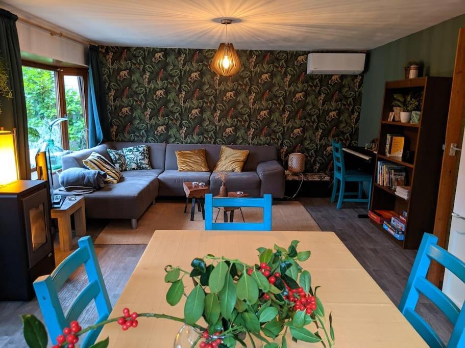 Sfeervol Chaletje In Een Rustige Bosrijke Omgeving Diessen Buitenkant foto